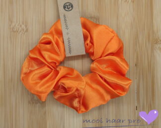 Scrunchie met LED lichtjes | oranje